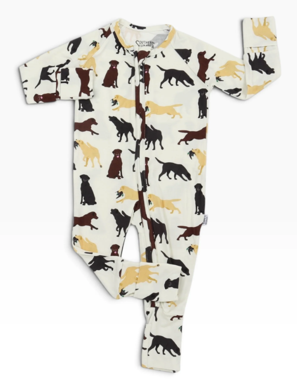Hunting Dogs Zipper Pajamas - Southern Slumber