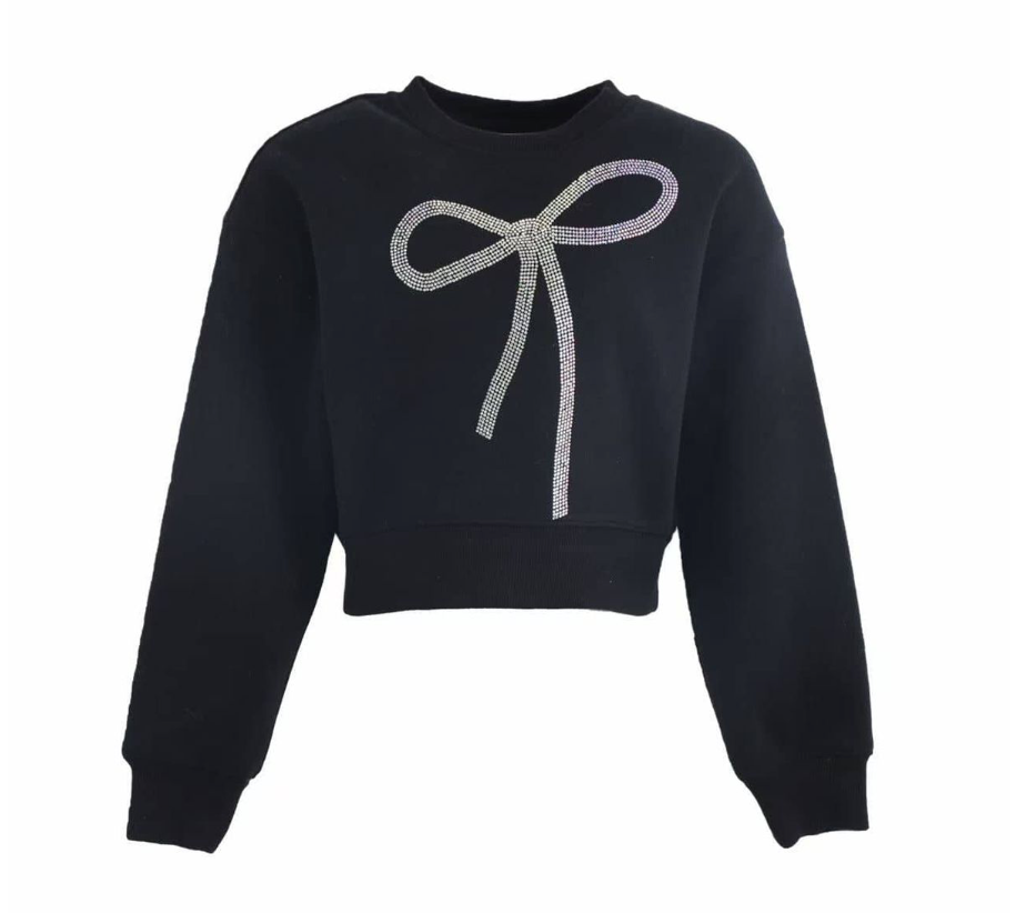 Sparkle Bow Sweatshirt - Lola & The Boys