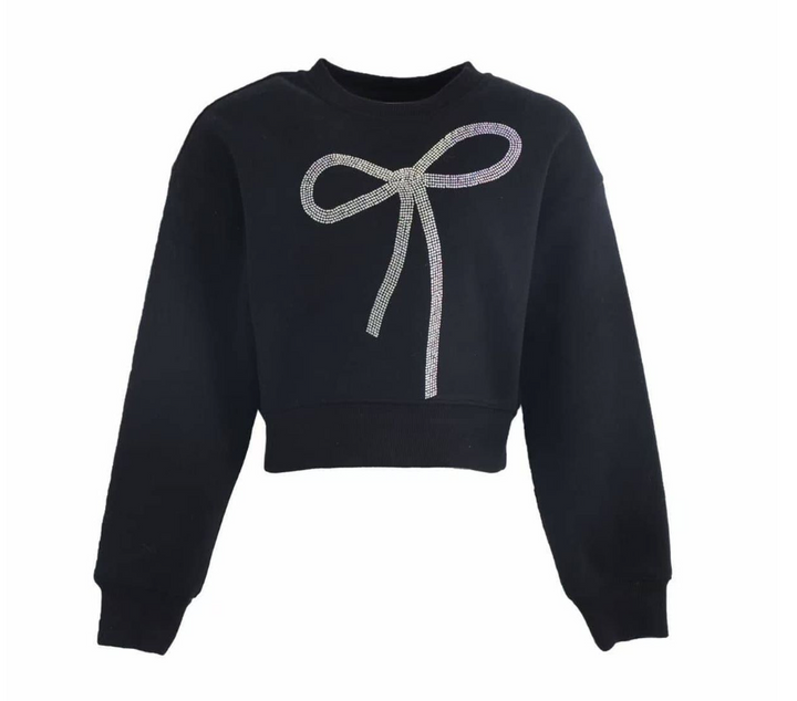 Sparkle Bow Sweatshirt - Lola & The Boys