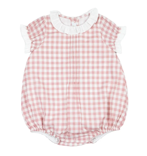 Dusty Rose Gingham Bubble - Cycle