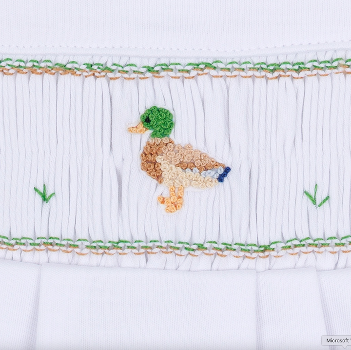 Mallard Moments Smocked Gown - Magnolia Baby
