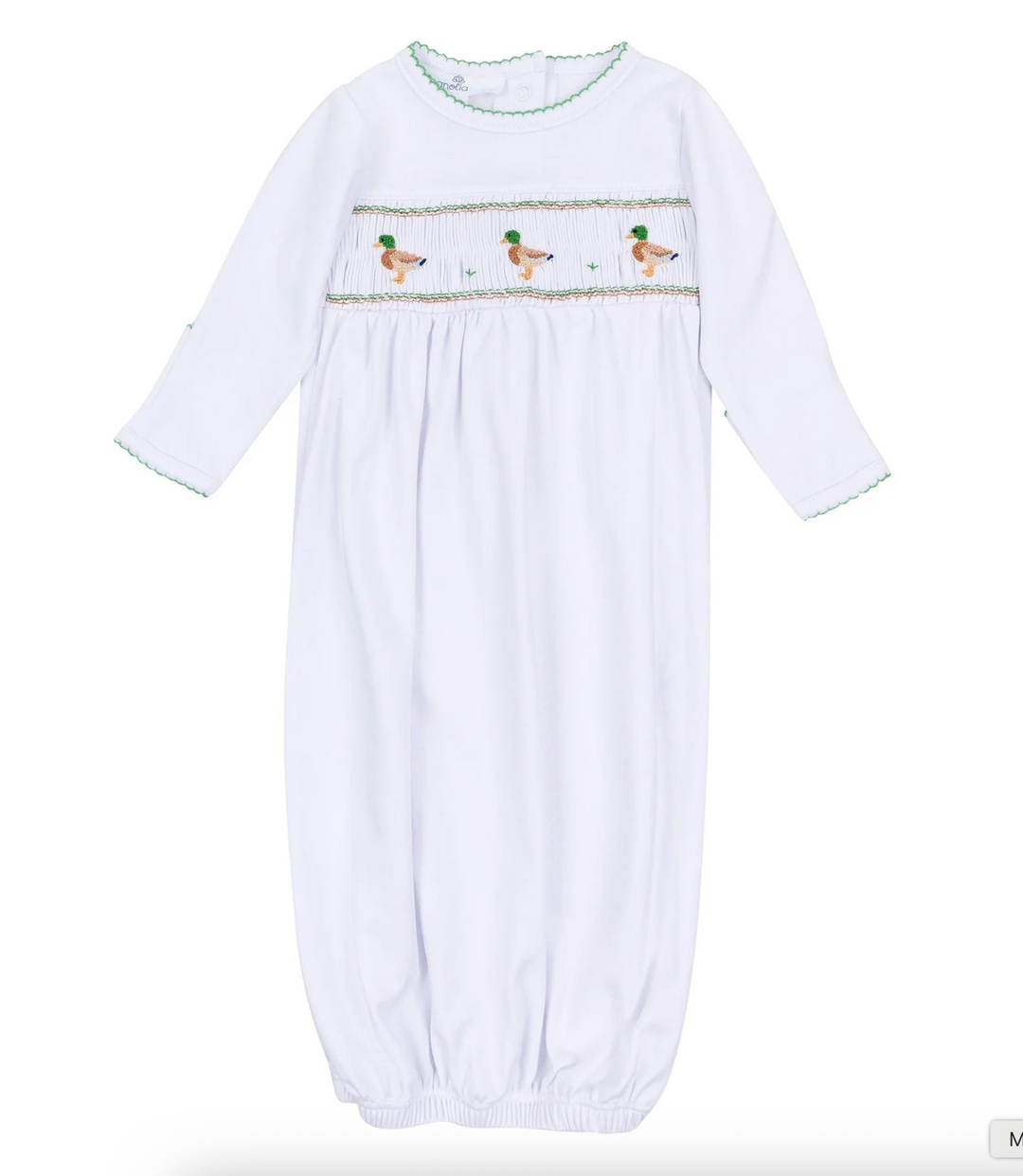 Mallard Moments Smocked Gown - Magnolia Baby