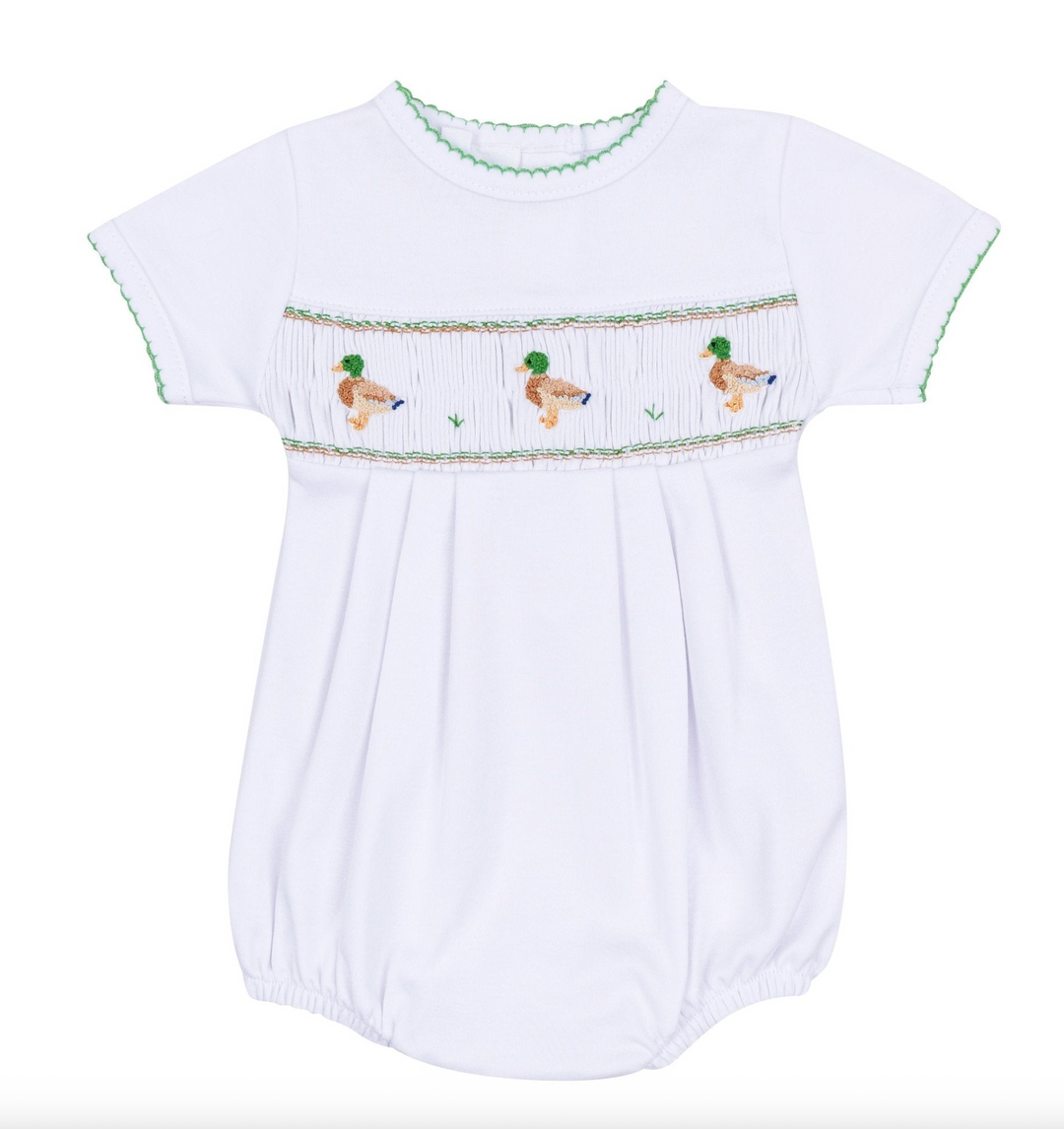 Mallard Moments Smocked Bubble - Magnolia Baby