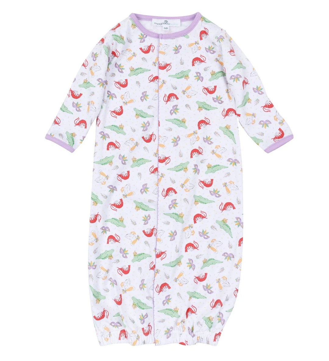 Mardi Gras Bayou Pals Converter Gown - Magnolia Baby