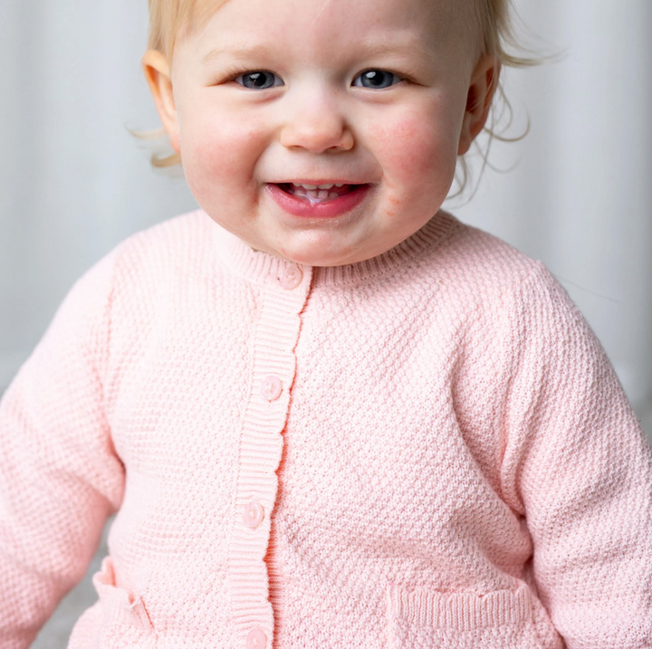 Organic Pink Cardigan & Legging Set - Hope & Henry