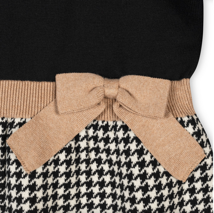 Houndstooth Knit Dress - Hope & Henry