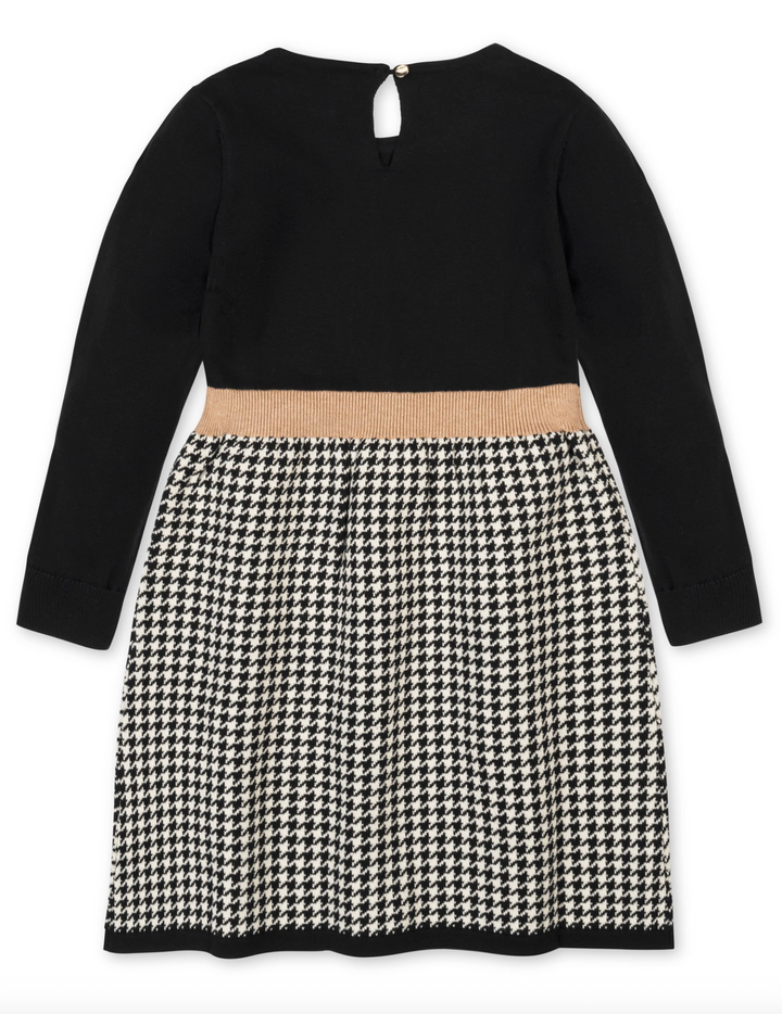 Houndstooth Knit Dress - Hope & Henry