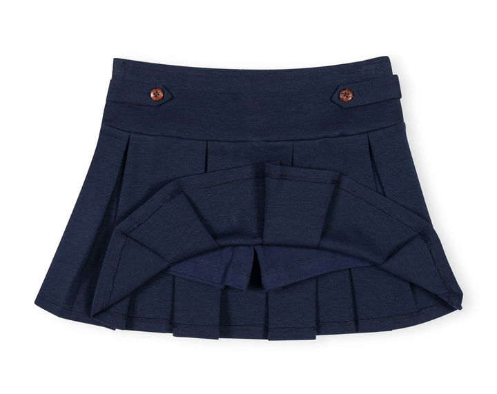 Navy Pleated Skort - Hope & Henry