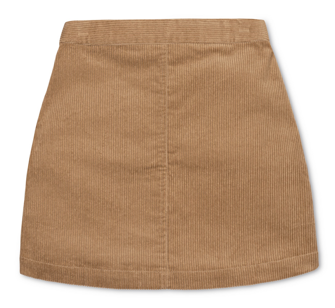 Organic Corduroy Button Front Skirt - Hope & Henry