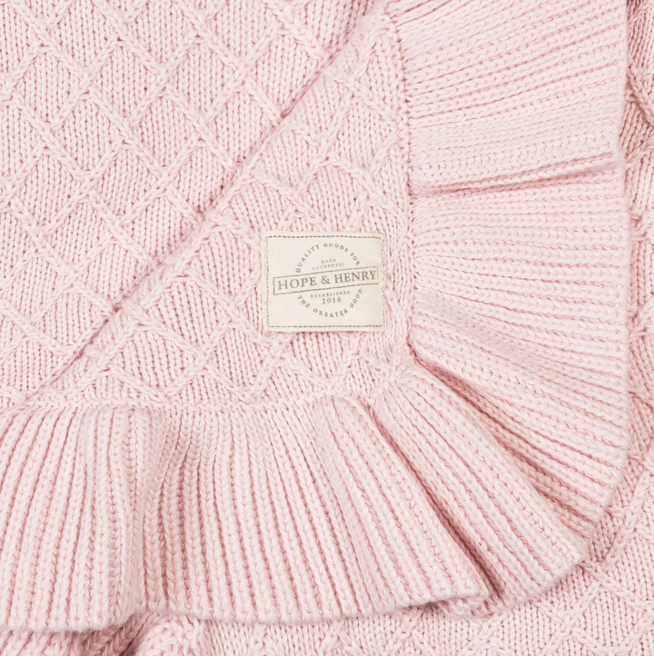 Light Pink Organic Baby Blanket - Hope & Henry