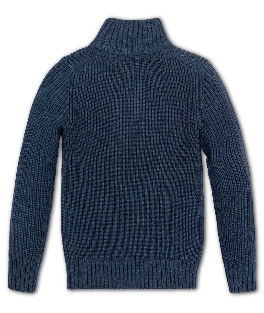 Organic Half Zip Navy Sweater - Hope & Henry