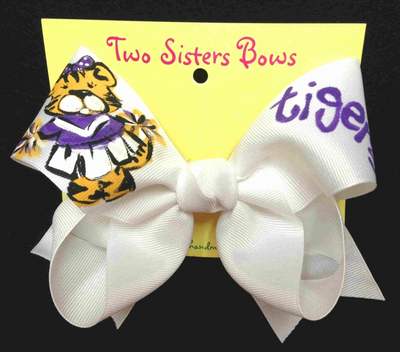 Hand Painted Bows - Two Sisters Bows - Collegiate