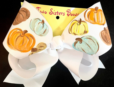 Halloween & Fall Hand Painted Bows - Two Sisters Bows