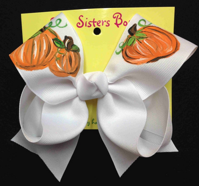 Halloween & Fall Hand Painted Bows - Two Sisters Bows