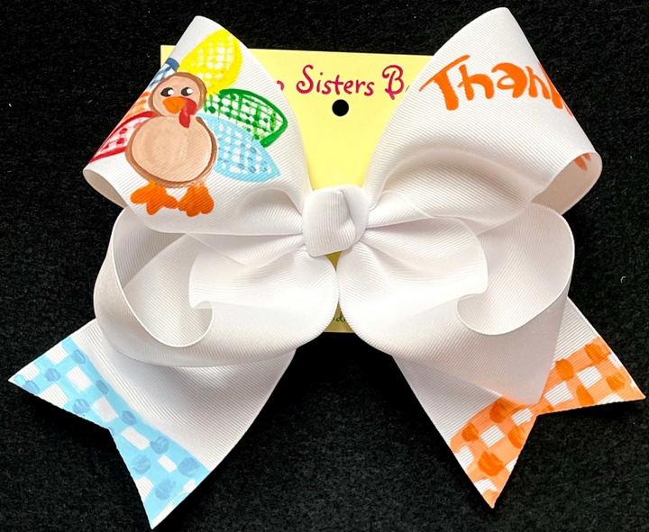 Halloween & Fall Hand Painted Bows - Two Sisters Bows