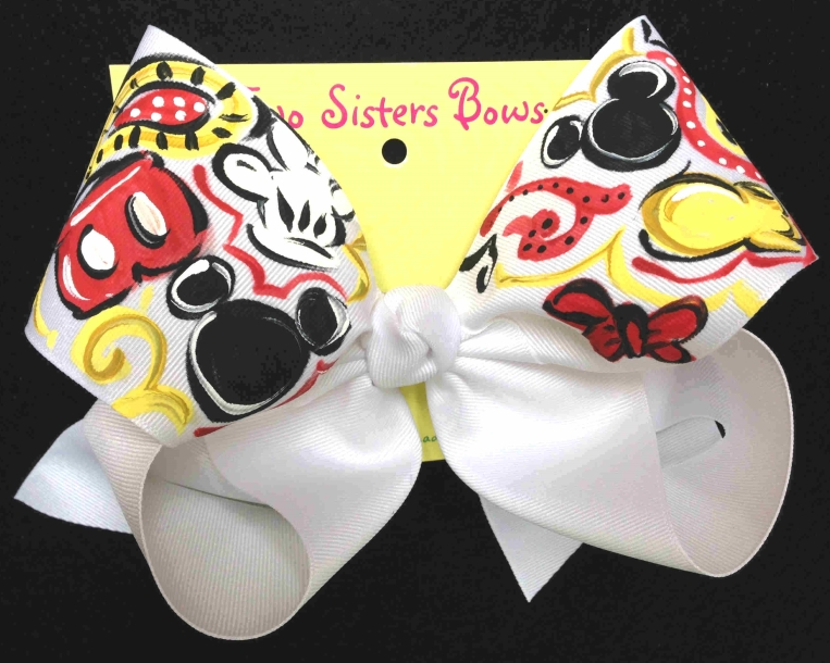 Hand Painted Bows - Two Sisters Bows