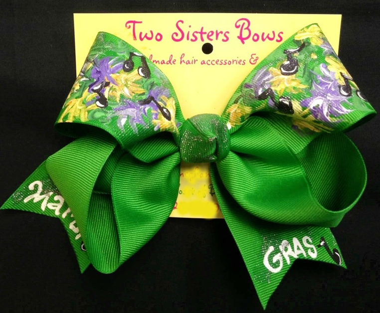 Two Sisters Bows - Mardi Gras Bows