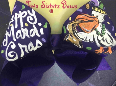 Two Sisters Bows - Mardi Gras Bows