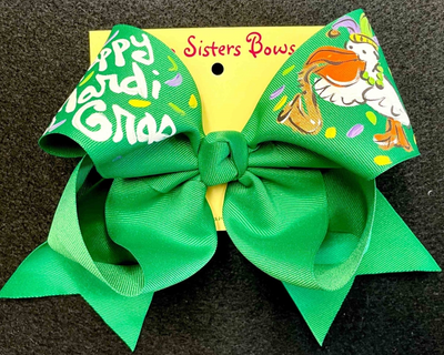 Two Sisters Bows - Mardi Gras Bows