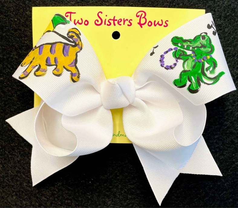 Two Sisters Bows - Mardi Gras Bows