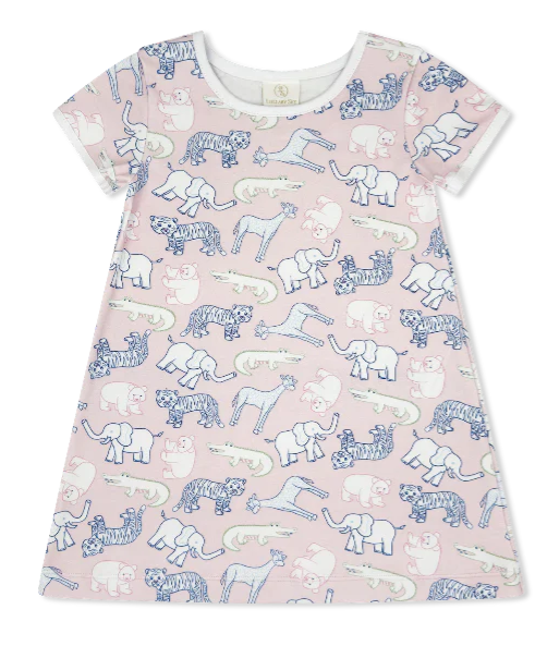 Pink Zoo Dress - Lullaby Set