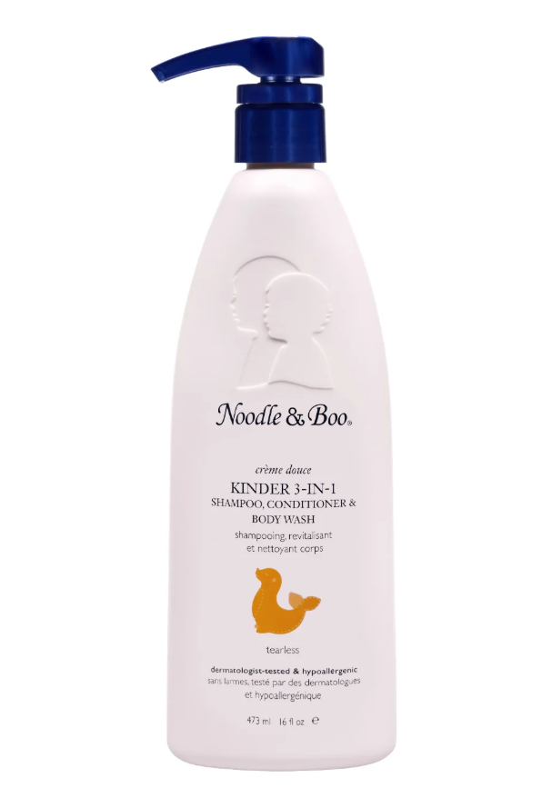 Kinder 3-In-1 Shampoo, Conditioner & Body Wash - Noodle & Boo