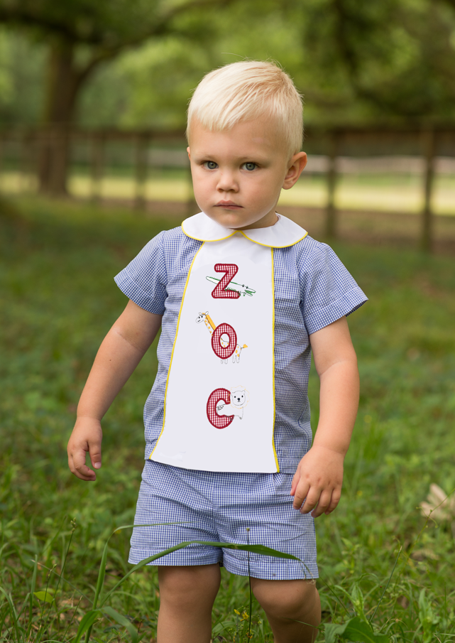Boys Zoo Short Set - Lullaby Set