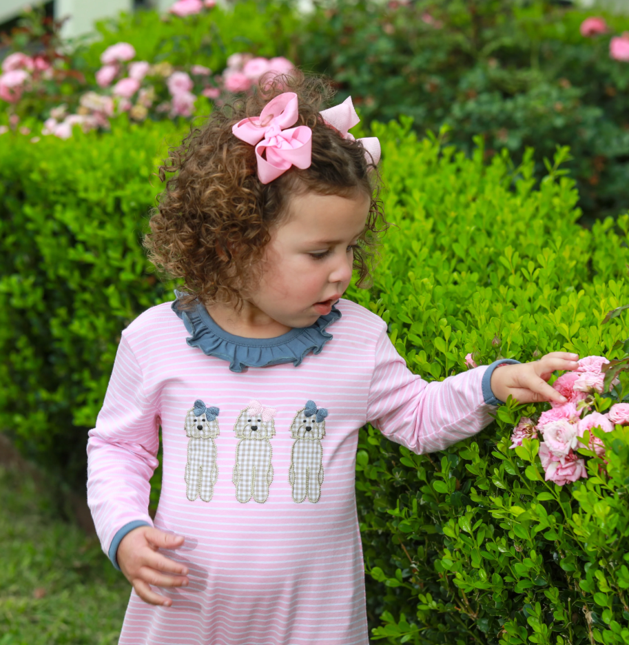 Pups & Ruffles Romper - Trotter Street Kids