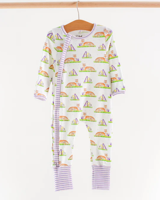 Mascot Mania in Louisiana Organic Cotton Kids Pajamas - Nola Tawk