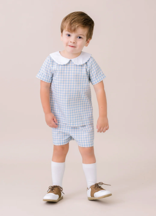Sibley Boys Short Set, Sturbridge Plaid - Lullaby Set