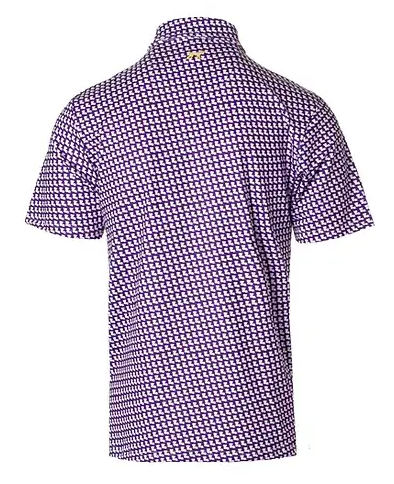 Purple & Gold - State Pride Polo - Fieldstone