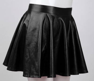 Black Metallic Skort - Lulu Bebe