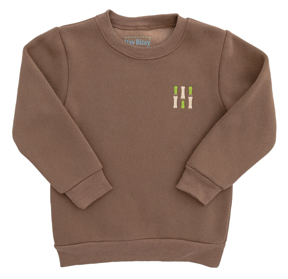 Boys Brown Duck Call Pullover - Itsy Bitsy