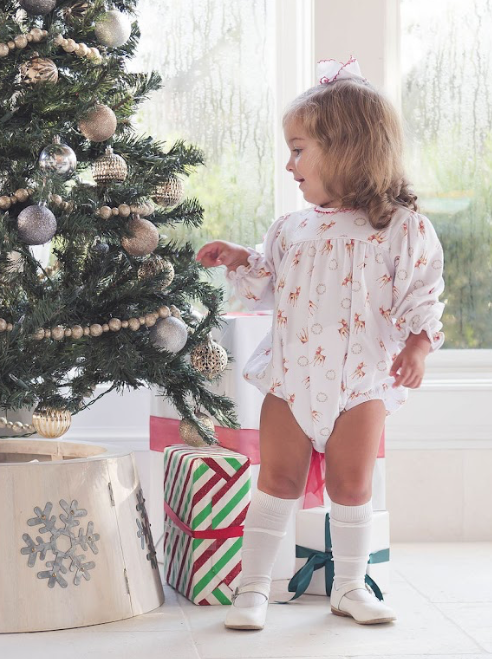 Christmas Deer Girls Bubble - Lullaby Set