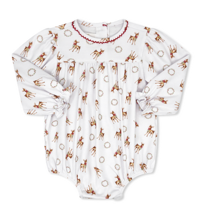 Christmas Deer Girls Bubble - Lullaby Set