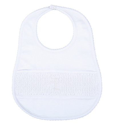 Smocked Cross Bibs - Magnolia Baby