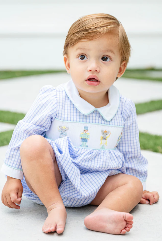 Boys Smocked Nutcracker Bubble - Ruth and Ralph