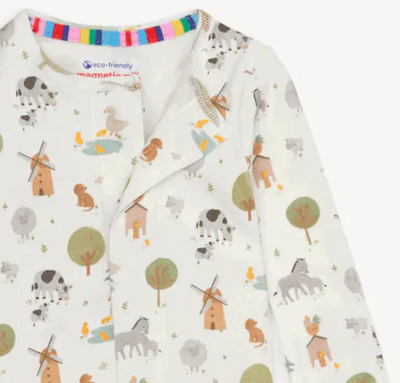 Farm Organic Cotton Preemie Footie - Magnetic Me