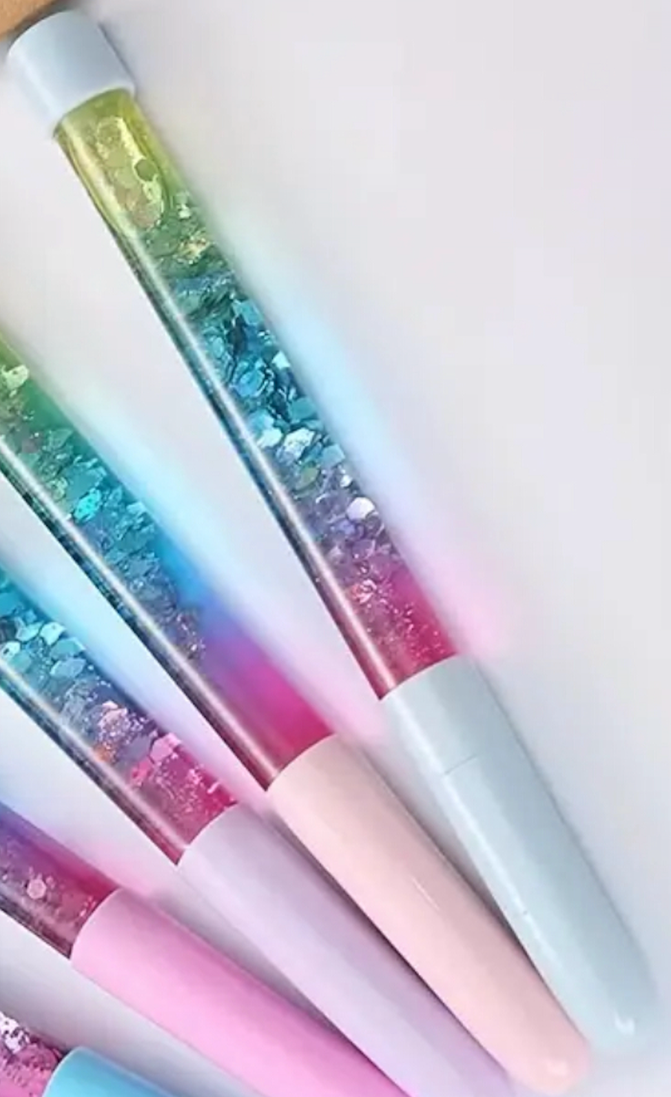 Rainbow Glitter Pens
