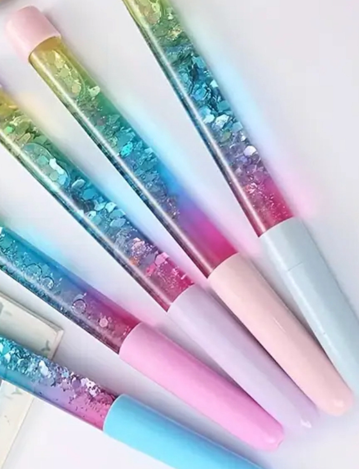 Rainbow Glitter Pens