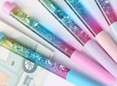 Rainbow Glitter Pens
