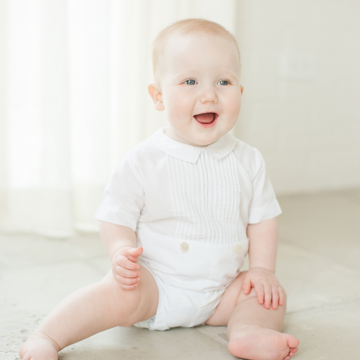 White Classic Bobby Suit - Feltman Brothers