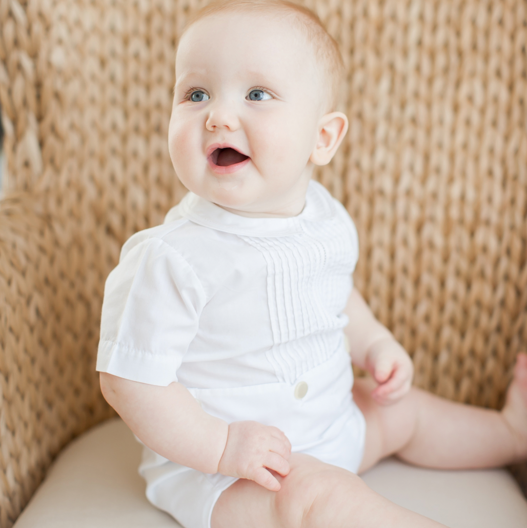 White Classic Bobby Suit - Feltman Brothers