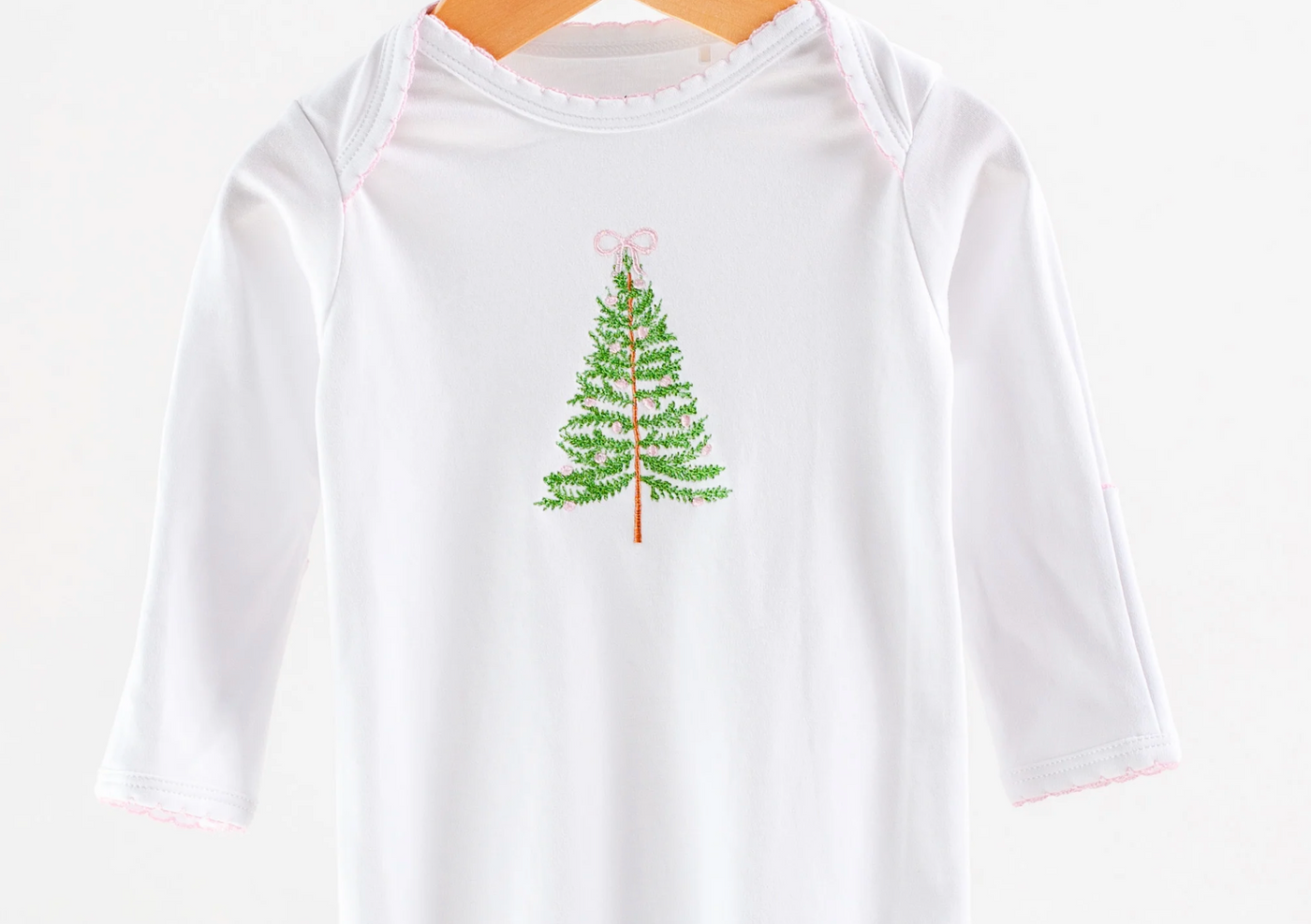 Pink Bow Christmas Tree Gown - Nola Tawk