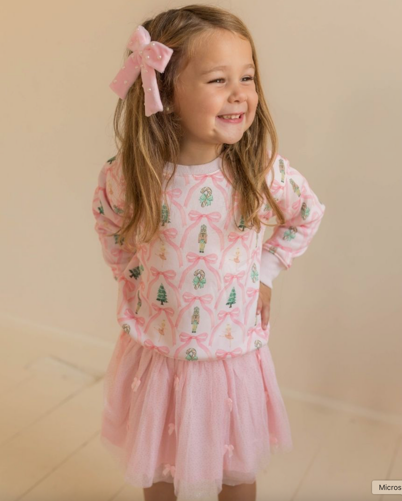 Blush Bows Tutu Skirt - Sweet Wink