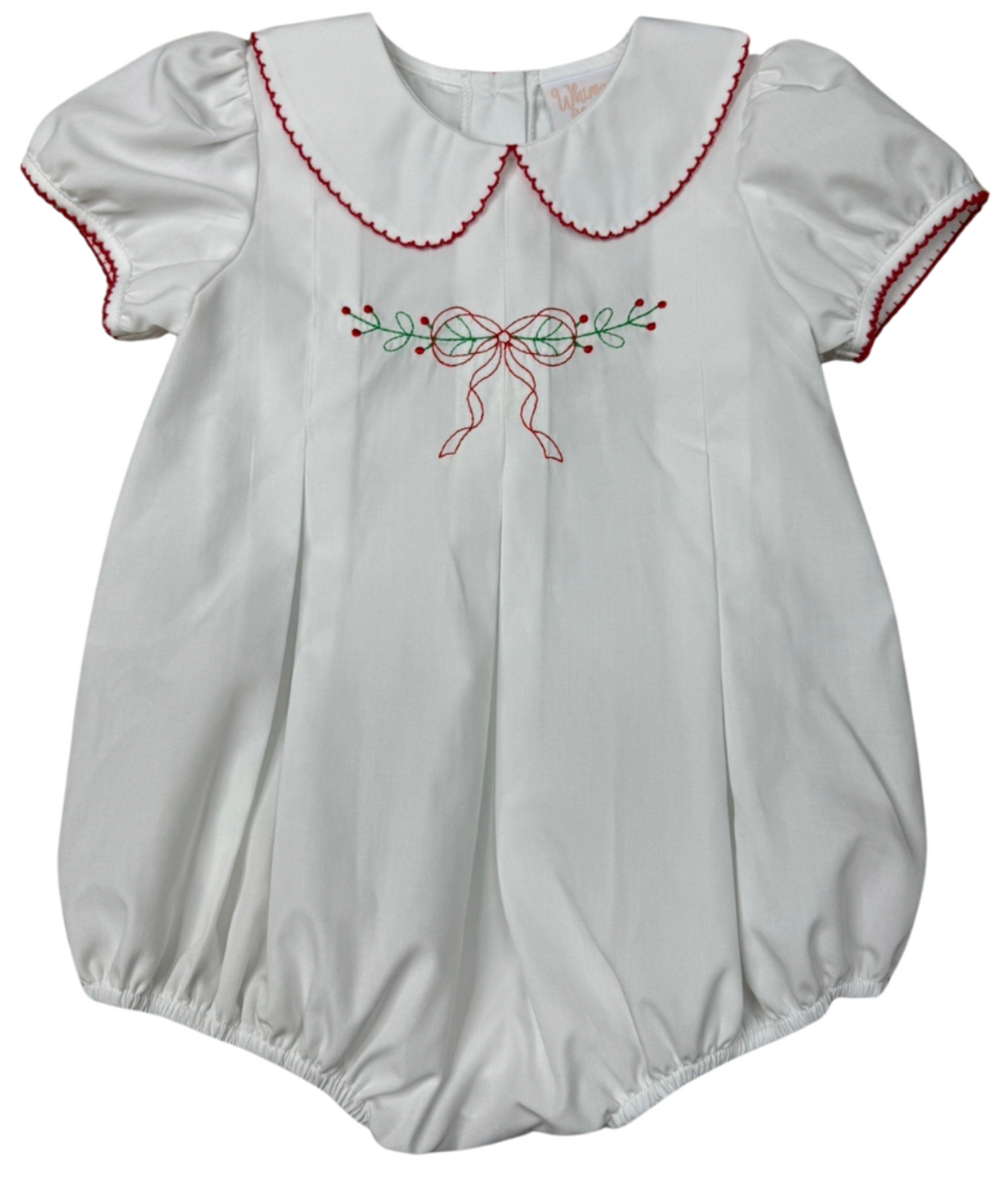 Christmas Holly Pleated Dress - Whimsy Bay