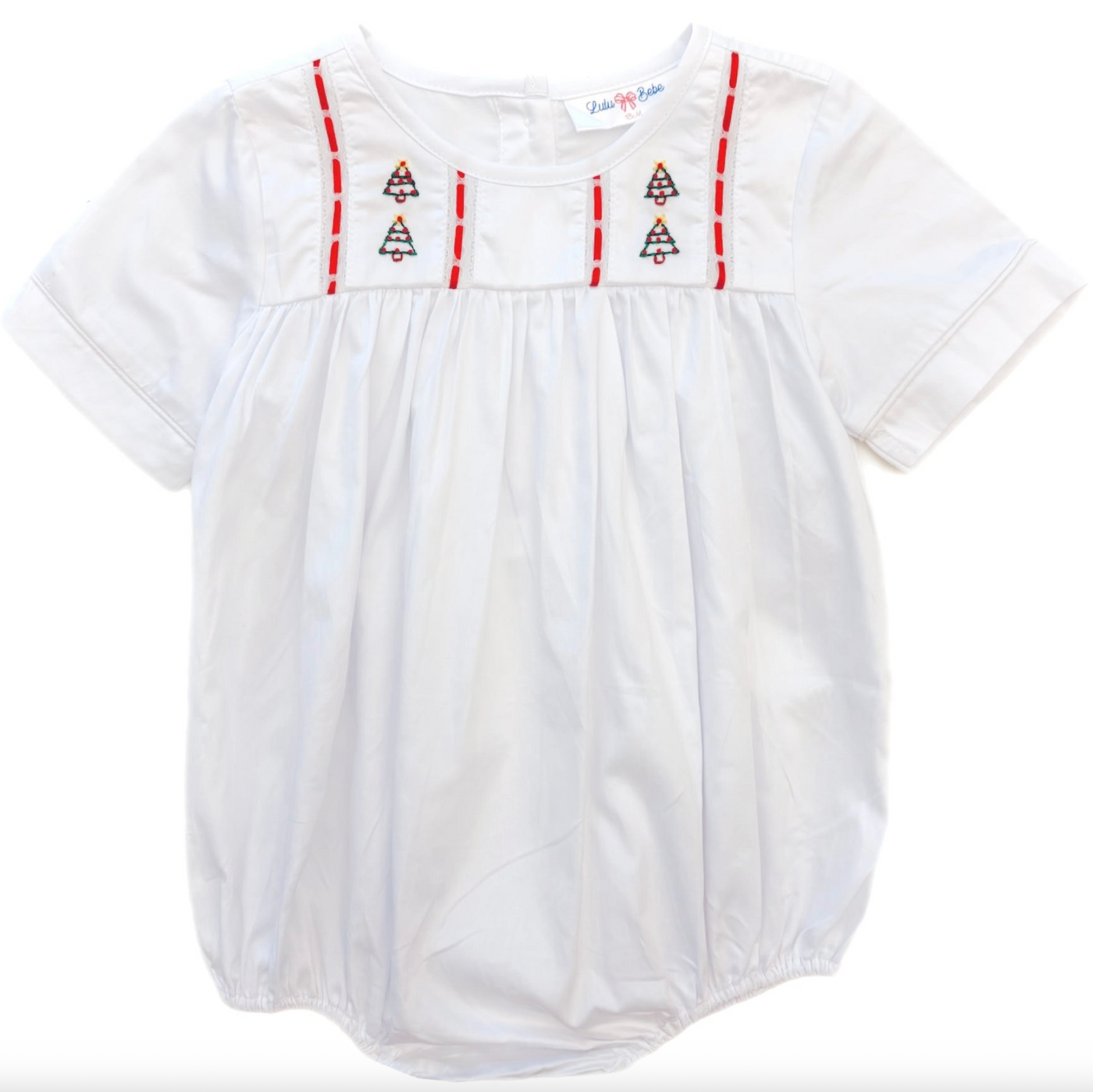 Boys Christmas Heirloom Bubble - Lulu Bebe