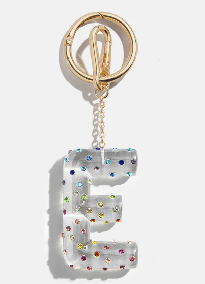 Confetti Initial Bag Charm - BaubleBar