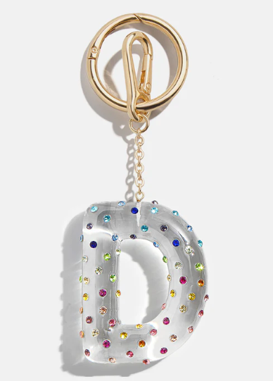 Confetti Initial Bag Charm - BaubleBar