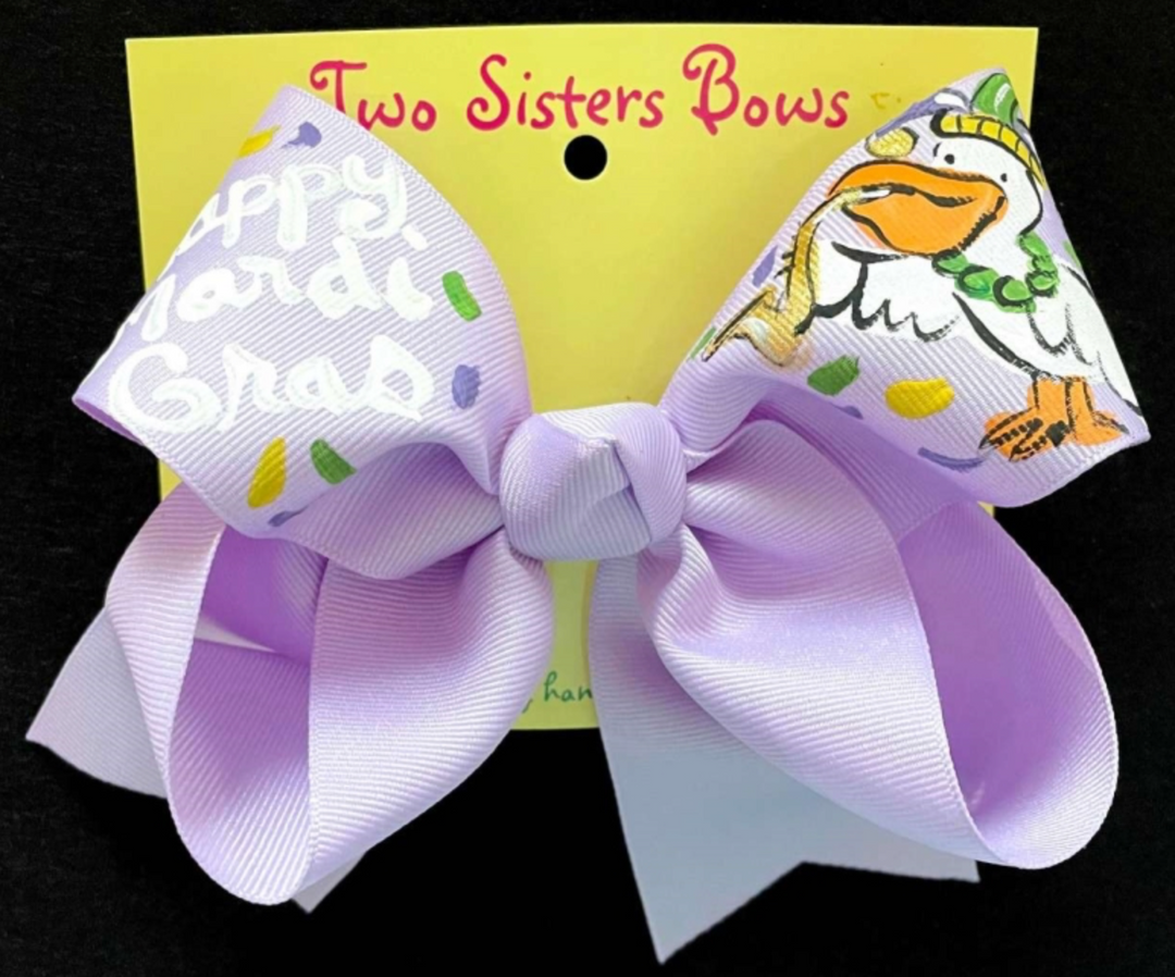 Two Sisters Bows - Mardi Gras Bows